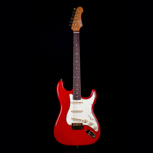 JET JS-380-RD-G Electric Guitar - Red  with Gold Hardware
