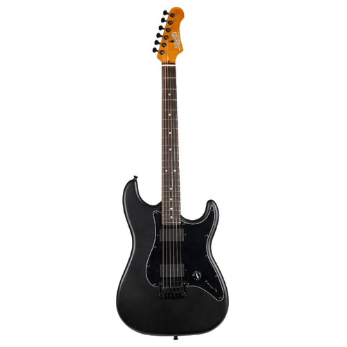 Jet JS-400-MBK-R Electric Guitar Rosewood FB – Matte Black