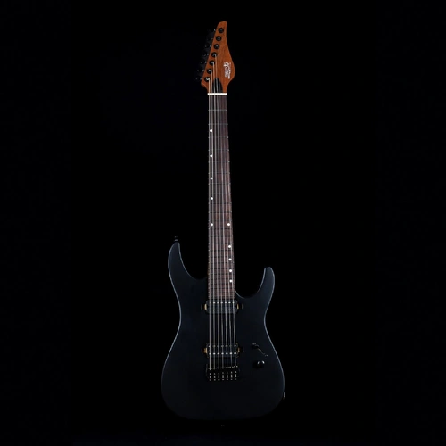 Jet Guitars JS-507 Stygian in Satin Black 7-String Electric Guitar