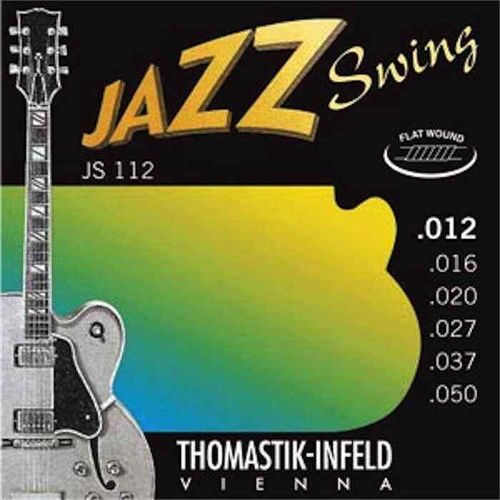 Thomastik-Infeld Jazz Swing Flatwound Electric Guitar Strings - med/lite 12-50