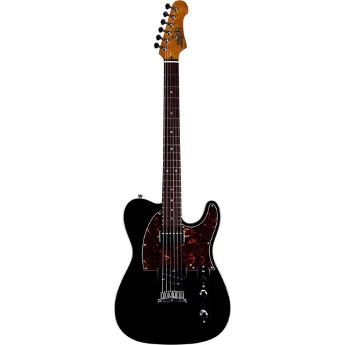 Jet JT-350-BK-R Electric Guitar - Black - Rosewood Fretboard