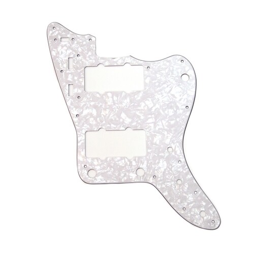 Big Bang Tone Electric Guitar Pickguard USA Jazzmaster 3-Ply White Pearl
