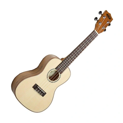 Kala KA-FMCG Concert Ukulele, Natural Gloss Solid Spruce Top Flamed Maple Back