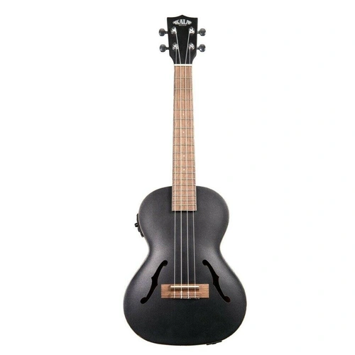 Kala  KA-JTE-MTB Tenor Archtop Acoustic / Electric Ukulele Shadow EQ Met Black