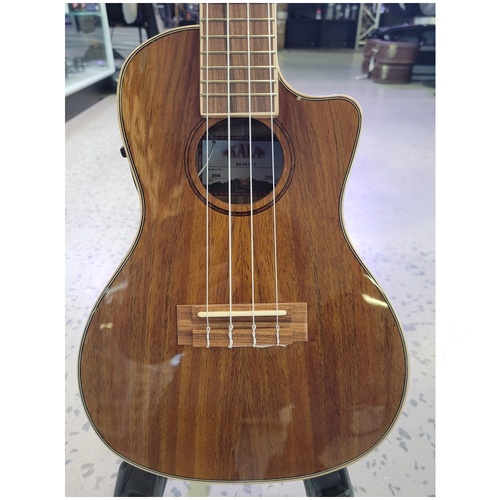 Kala KA-KCGE-C Electric-Acoustic Koa Concert Ukulele C/w Transit Case
