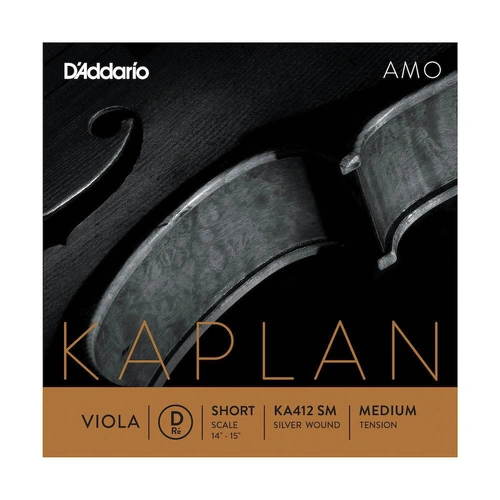D'Addario Kaplan Amo Viola D String, Short Scale, Medium Tension