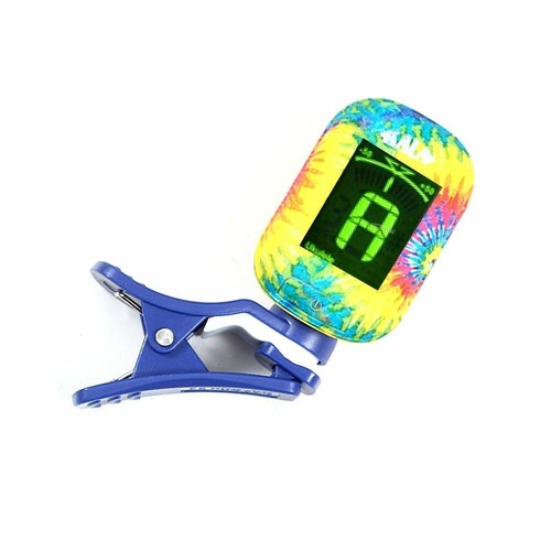 Kala KK-TIEDYE Klipz Clip-On Ukulele / Violin / Mandolin Uke Tuner (Tiedye)