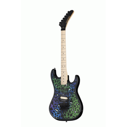 Kramer Electric Guitar Baretta w/ Soft Case Rainbow Leopard