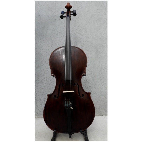 Rare old 1800's  4/4 cello labelled THO.S KENNEDY Setup Ready to play