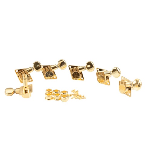 Kluson 6-In-Line Revolution Series Tuners For Fender 70s Reissue Gold