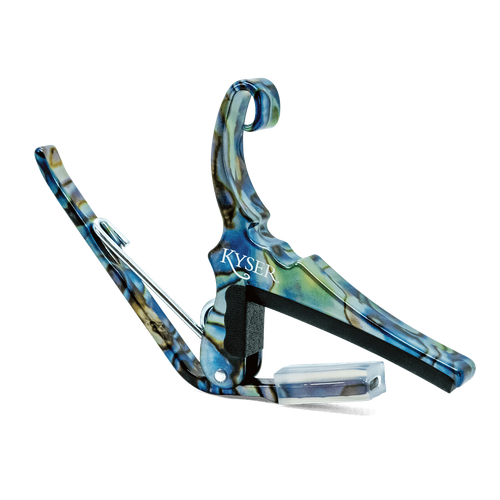 Kyser Quick Change Acoustic Guitar Capo in Abalone