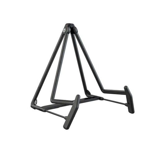 K&M 17580 BLACK HELI Acoustic Guitar Stand