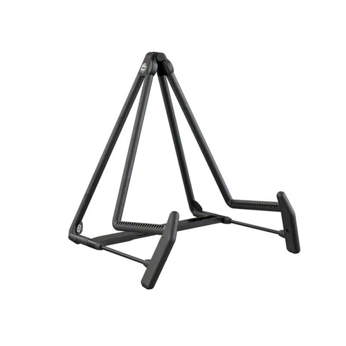 K&M 17580 BLACK HELI Acoustic Guitar Stand