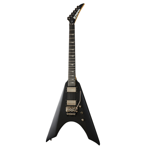 Kramer Electric Guitars Nite-V Mahogany Maple Neck Slim Profile - Satin Black