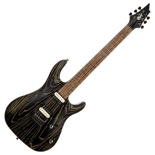Cort KX300 Etched, Black Gold Electric Guitar EMG Pickups