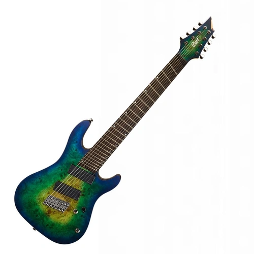 Cort  KX508MS II MBB 8 String Electric Guitar Marian Blue Burst Multi Scale 