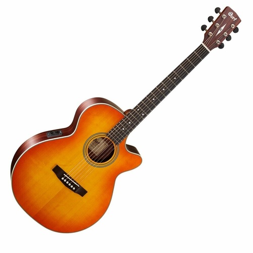 Cort L150F Superfolk  Acoustic / Electric Guitar Fishman Pickup Vintage Sunburst