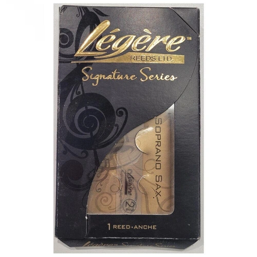 Legere Reeds Signature Soprano Saxophone Reed Grade 2.75 , Open box