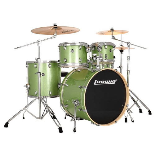 Ludwig Evolution 22" Drumkit w/hardware & Throne Mint Finish