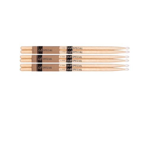 Promark LA Special 2B Nylon Tip Drumsticks - 3 Pairs