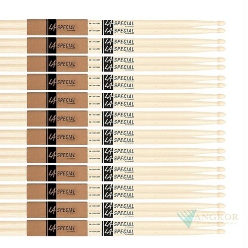 12 Pairs ProMark LA Special 5AW Drum Sticks Wood Tip LA5AW