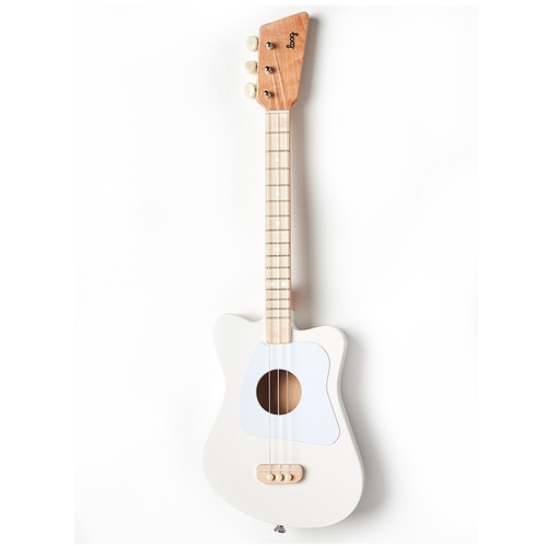 Loog Mini Acoustic Guitar for children and Beginners White Ages 3+