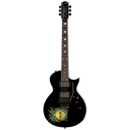 ESP LTD KH-3 SPIDER Black With Spider Graphic Electric Guitar