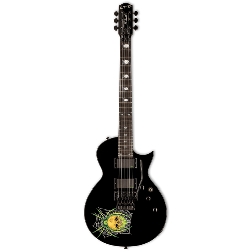 ESP LTD KH-3 SPIDER Black With Spider Graphic Electric Guitar
