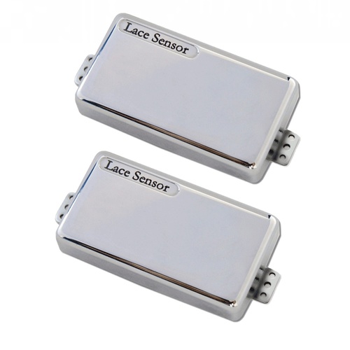 Lace Sensor Pickups -Hemi Humbucker Set - Chrome