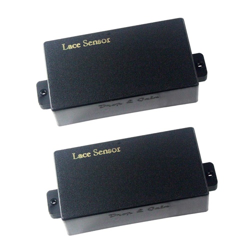 Lace Sensor Pickups - Drop and Gain Humbucker Set - Matte Black