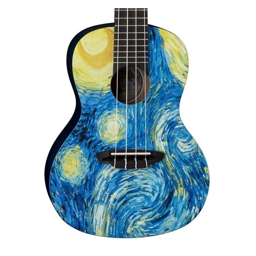 Luna Uke Starry Night Concert Ukulele with Gig Bag