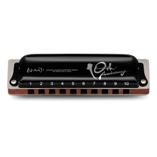 Suzuki 10 Hole Harmonica Manji  limited 10 Anniversary Model M-20X C 