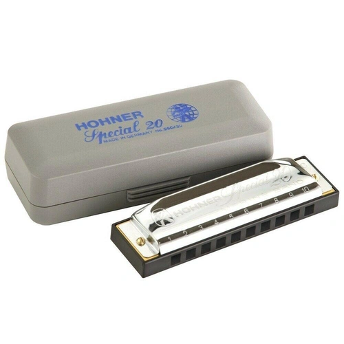 Hohner Special 20  Diatonic Harmonica - 10 holes 20 reeds - Key of F# / Gb