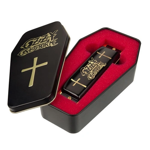Hohner Ozzy Osbourne Harmonica Key of C - In Presentation Coffin