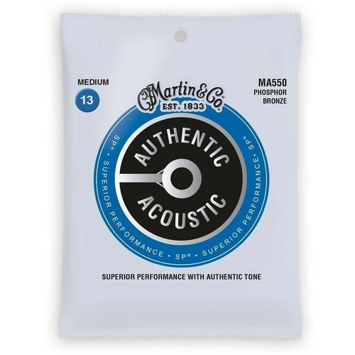 Martin Authentic Acoustic Guitar Strings - Phosphor Bronze 13 - 56
