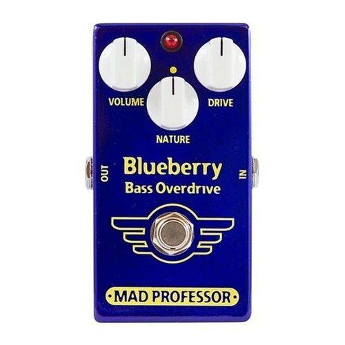 Mad Professor Blueberry Bass Overdrive Bass Guitar Effect Pedal