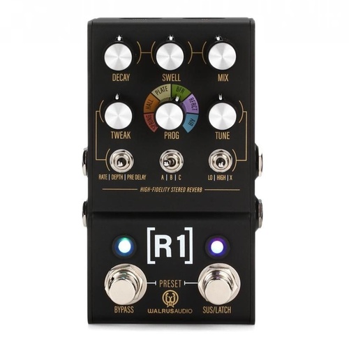 Walrus Audio Mako Series R1 High-Fidelity Stereo Reverb Pedal