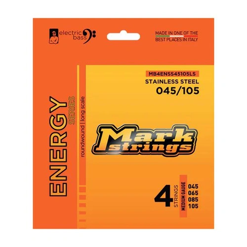 Markbass Balanced Stainless Steel Roundwound Bass Strings 45 - 105