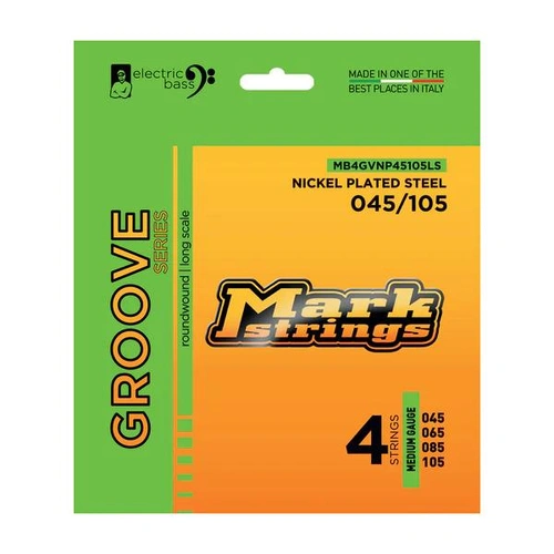 Markbass Groove Series Roundwound Nickel Plated Bass Strings 45 - 105