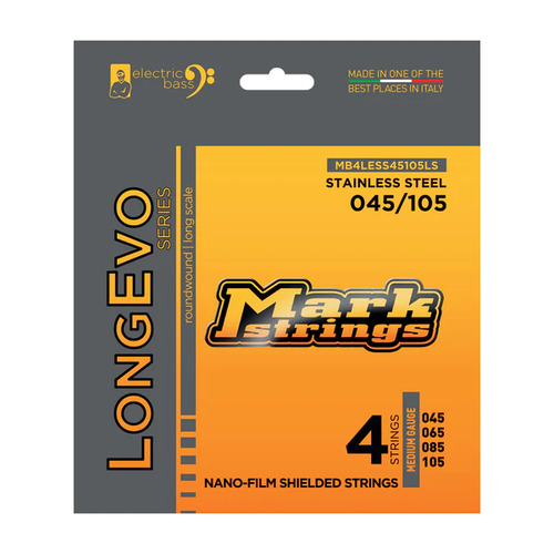 MarkBass LongEvo Stainless Steel Bass Strings 45 - 105