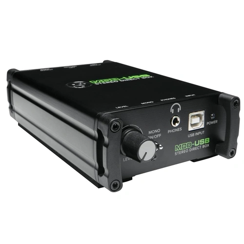 Mackie MDB-USB Stereo USB Direct Box with Ground Lift, and Balanced XLR Outputs