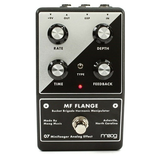 Moog Minifooger Flanger Pedal Guitar Effects Pedal Moog MF Flange