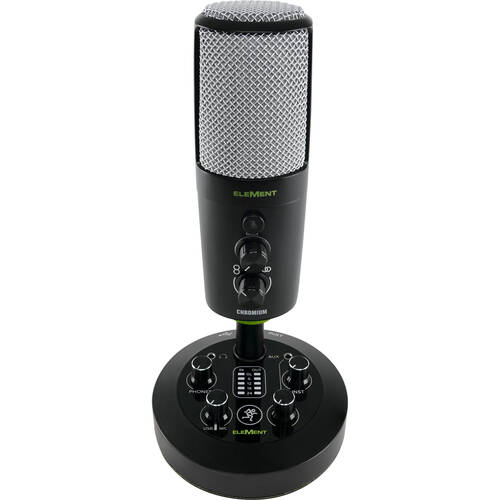 Mackie EM-CHROMIUM USB Condenser Microphone with 2-channel Mixer