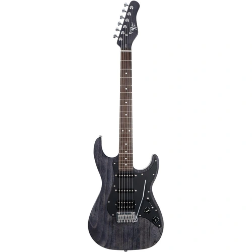 Michael Kelly Electric Guitar 63 Open Pore Trans Black  