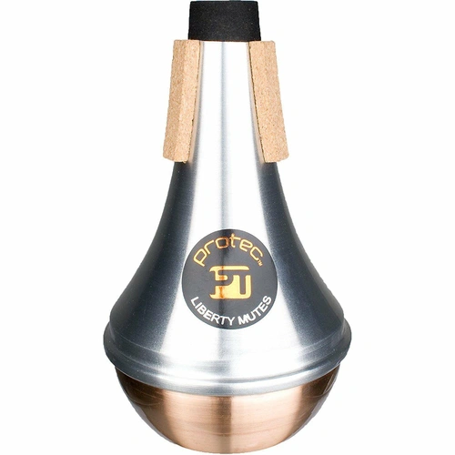 ProTec Liberty Mutes ML101 Straight Trumpet - Aluminum Mute with Copper End