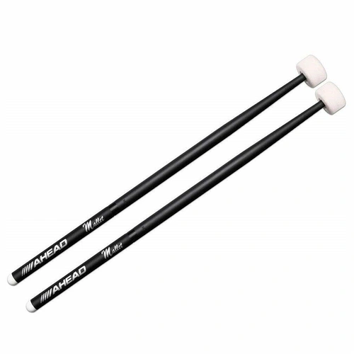 Ahead 5A Felt Mallets 5A w/MEDIUM  1 Pair 50% less shock then wood drumsticks