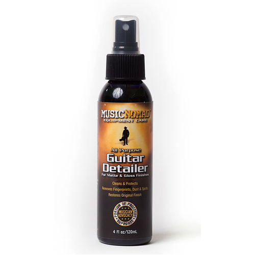 Music Nomad Guitar Detailer/Cleaner for Matte & Gloss Finishes -120ml