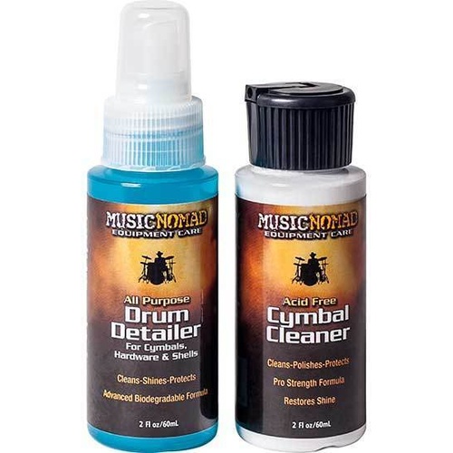 Music Nomad MN117 Mini Drum and Cymbal Care Kit 2-Piece