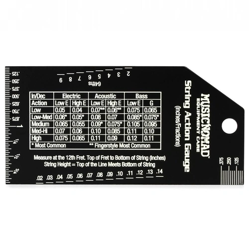 MusicNomad MN602 Precision String Action Gauge