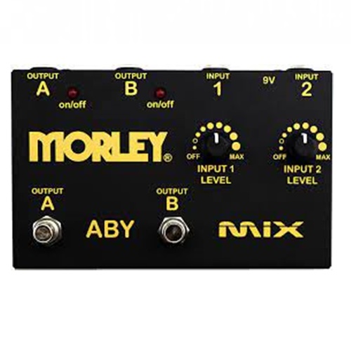 Morley Gold Series ABY MIX 2-button Switcher/Mixer Pedal